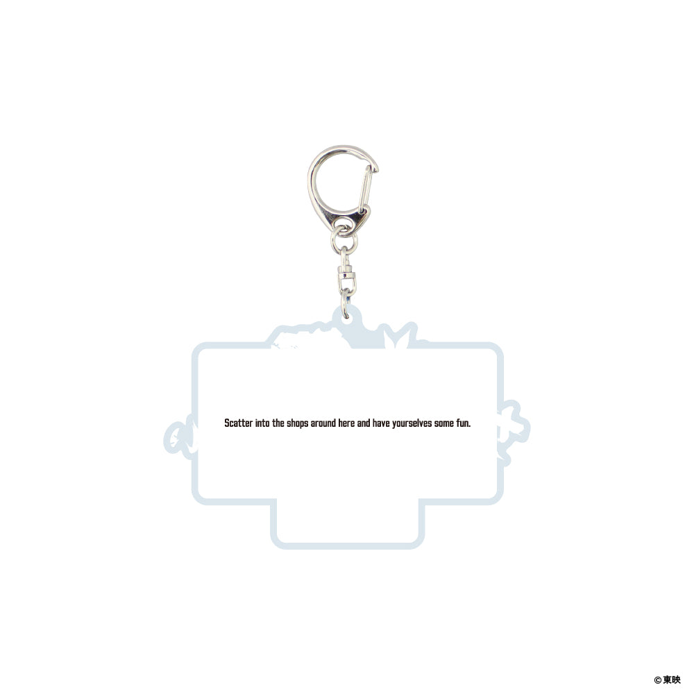 映画『仁義なき戦い』アクリルキーホルダー(お前ら構わんけ、そこらの店ササラモサラにしちゃれい)