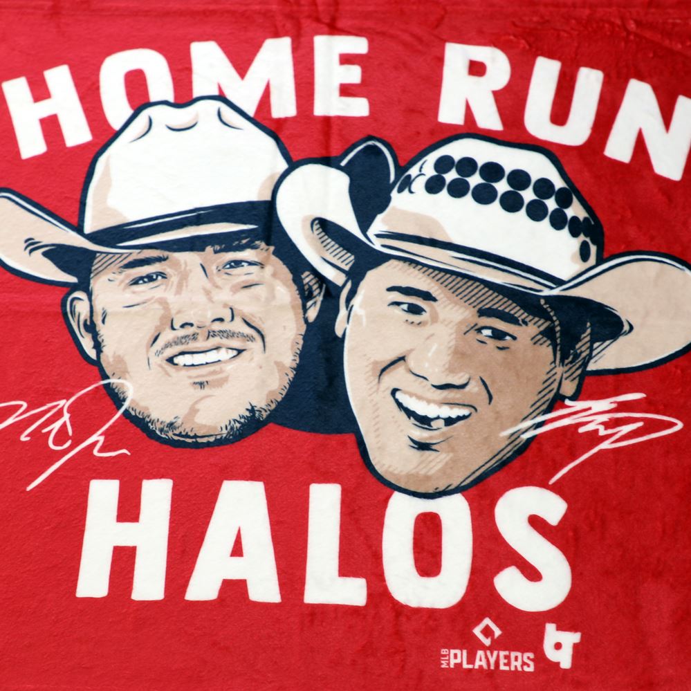 大谷翔平選手グッズ ブランケット(HOME-RUN-HALOS)