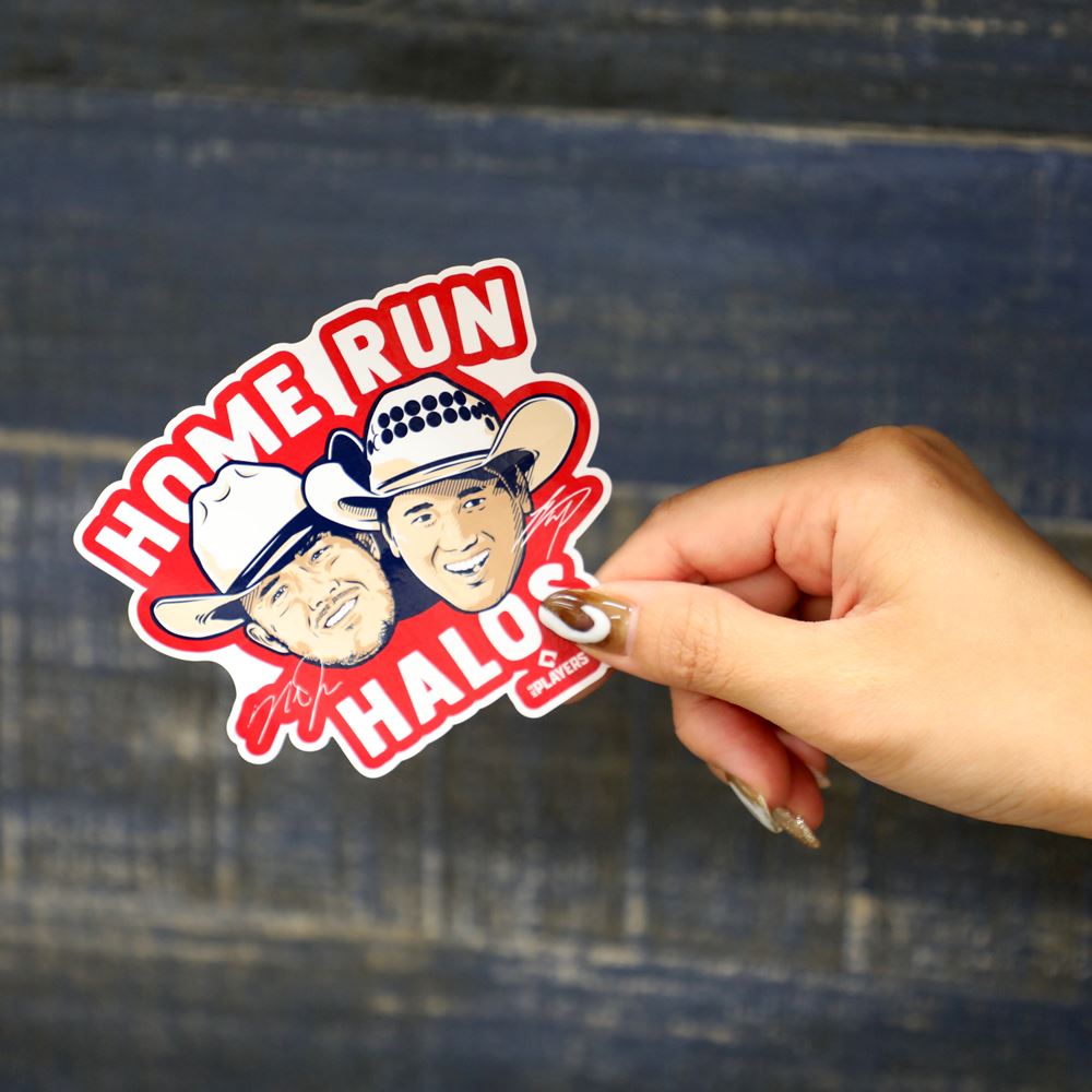 大谷翔平選手グッズ ステッカー(HOME-RUN-HALOS)