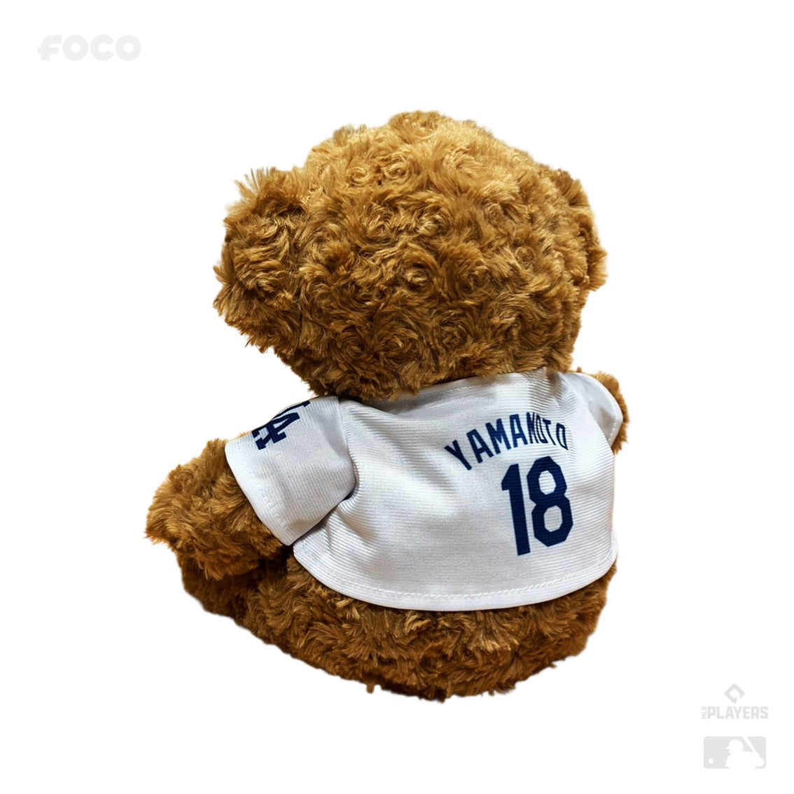 【山本由伸】FOCO MLB ふわふわベア ドジャース 山本由伸 (ホームユニフォーム)約10インチ