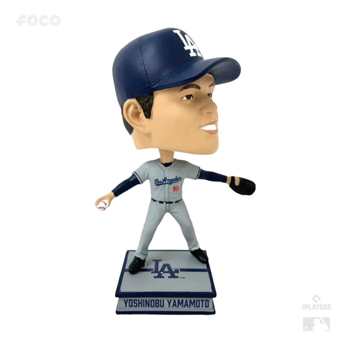 山本由伸　ボブルヘッド　オリックス　ドジャース 300体限定】ドジャース山本由伸 ボブルヘッド (ビジターユニフォーム