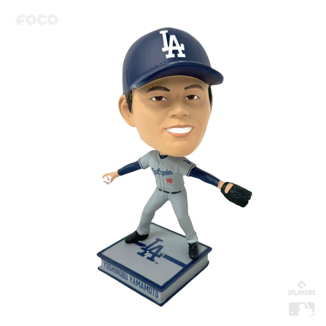 【300体限定】ドジャース山本由伸 ボブルヘッド (ビジターユニフォーム) 約9インチ