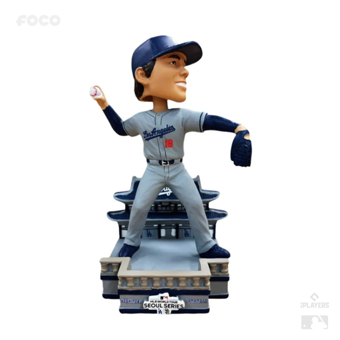 LA ドジャース 開幕戦 ソウルシリーズ 2024 山本由伸 ボブルヘッド 約8