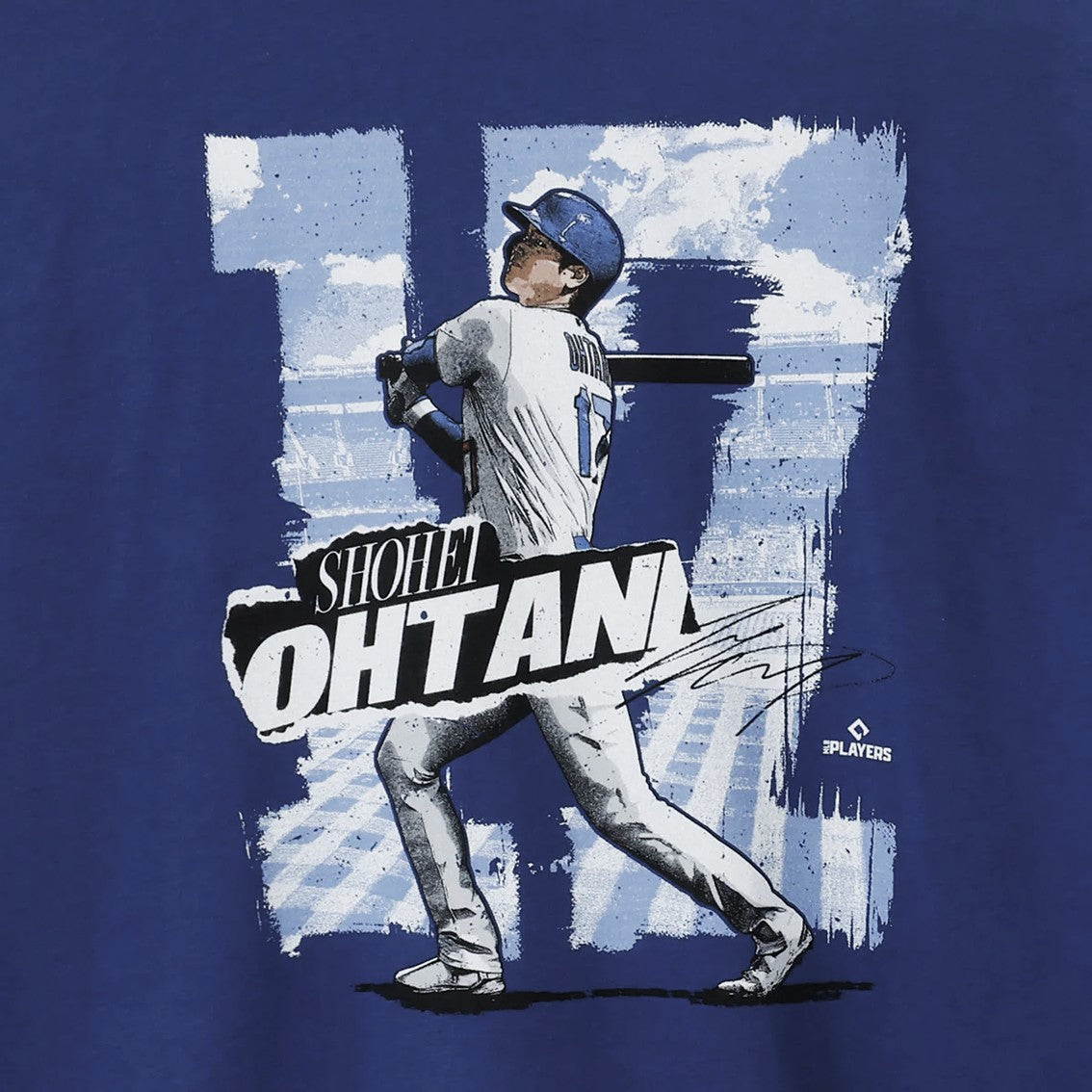 Shohei Ohtani Los Angeles D Rough WHT Tシャツ