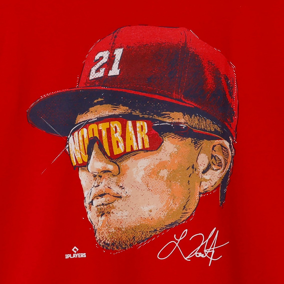 Lars Nootbaar St. Louis Sunglasses WHT Tシャツ