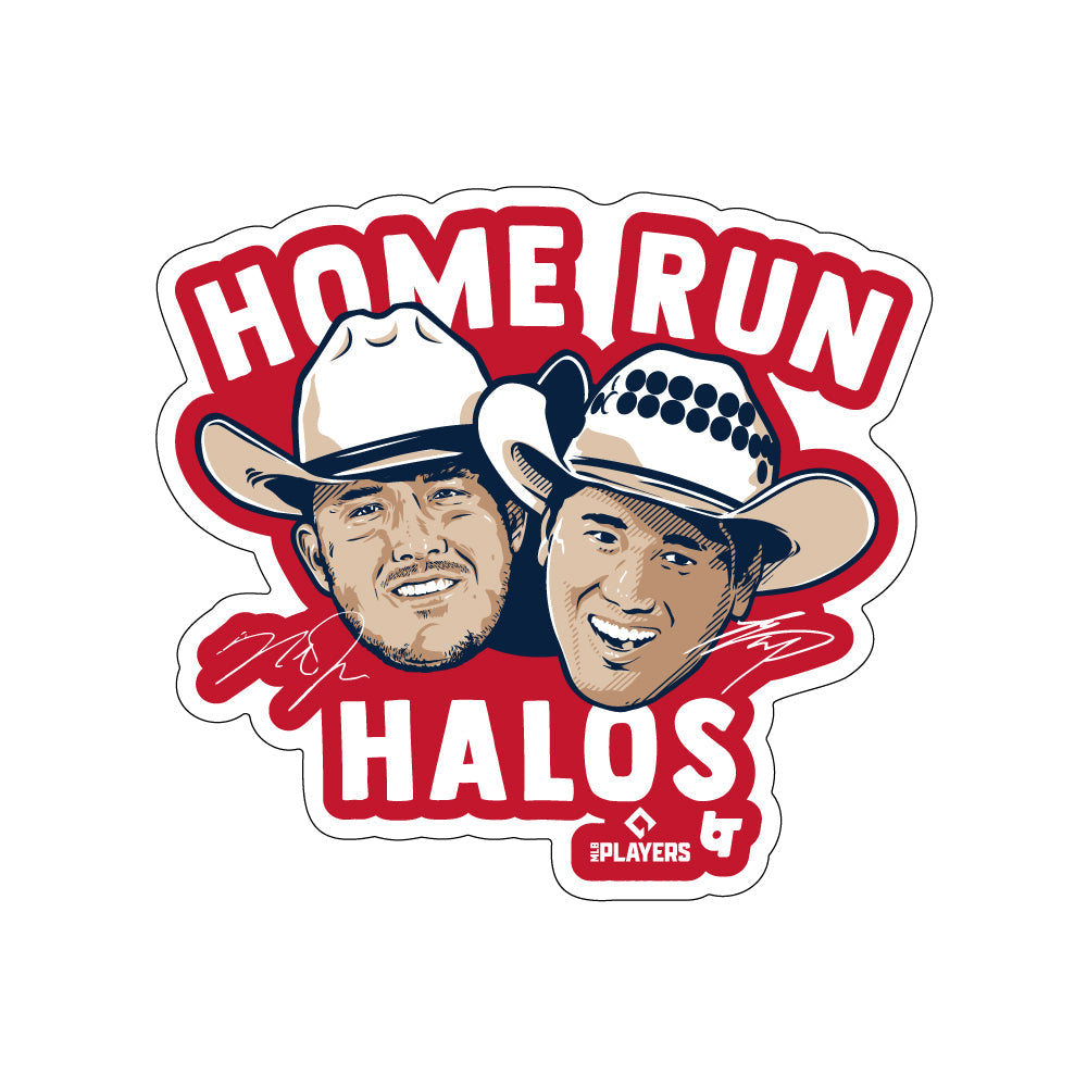 大谷翔平選手グッズ ステッカー(HOME-RUN-HALOS)