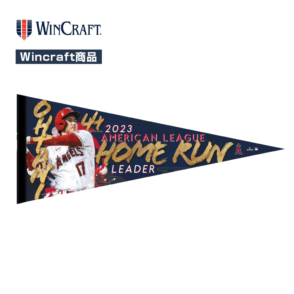 【日本限定デザイン】Wincraft社 大谷翔平 SHOHEI OHTANI 「本塁打王」ペナント ※2024年2月中旬より順次発送予定