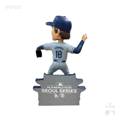 LA ドジャース 開幕戦 ソウルシリーズ 2024 山本由伸 ボブルヘッド 約8インチ
