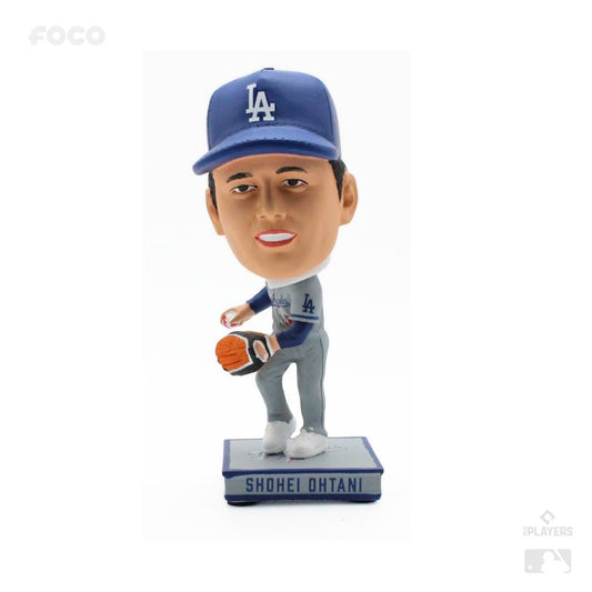 SHOHEI OHTANI LOS ANGELES DODGERS PITCHING 4.5INCH MINI BIGHEAD-AWAY