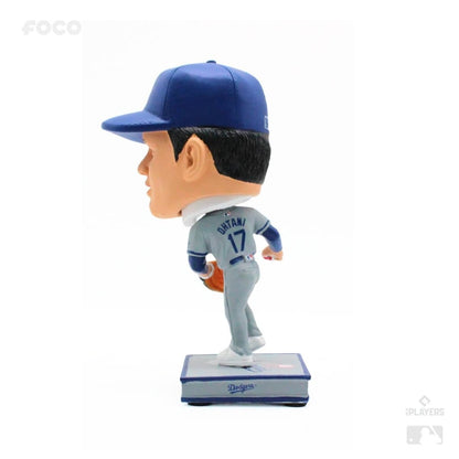 SHOHEI OHTANI LOS ANGELES DODGERS PITCHING 4.5INCH MINI BIGHEAD-AWAY