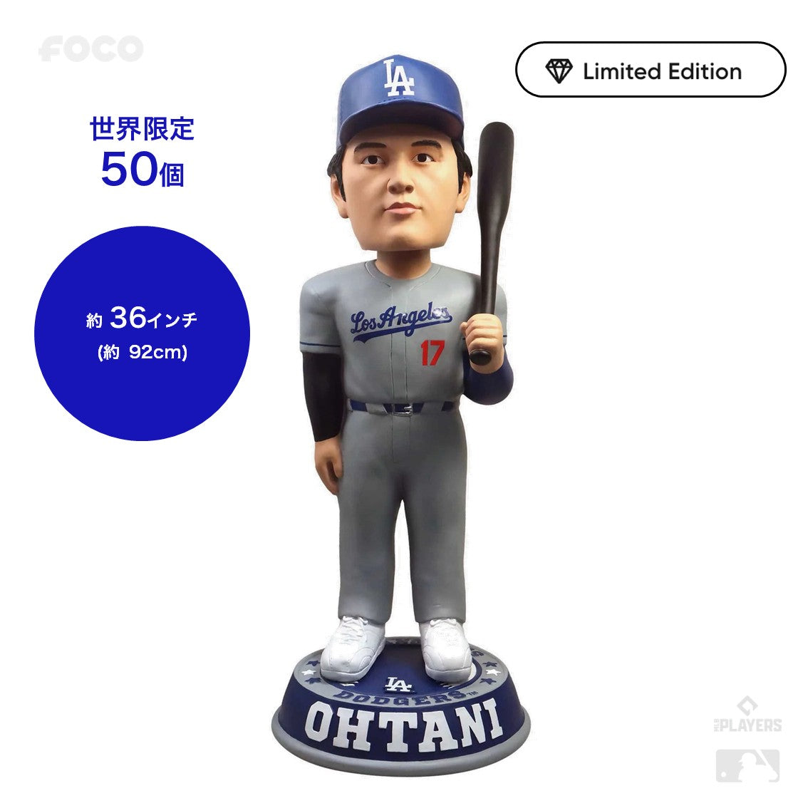 Shohei Ohtani Los Angeles Dodgers 3 Ft Away Uniform Bobblehead