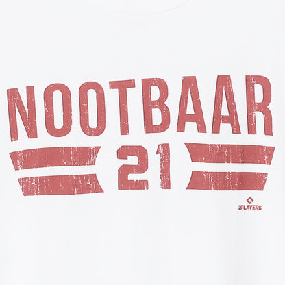 Lars Nootbaar St. Louis Font Tシャツ