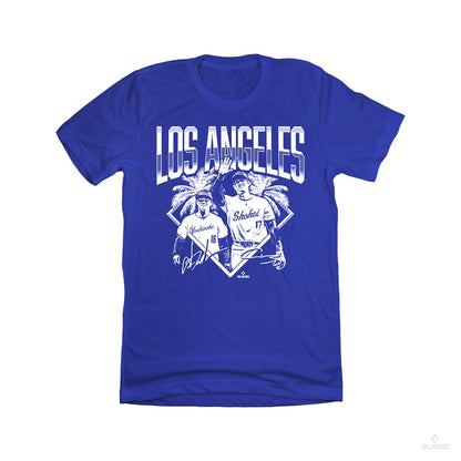 los angeles japanese stars royal Tシャツ