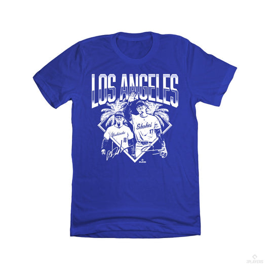 los angeles japanese stars royal Tシャツ