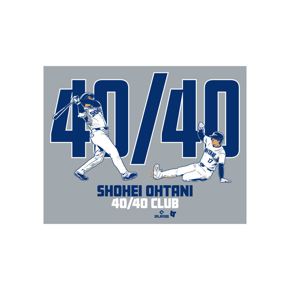 【40-40達成記念】SHOHEI OHTANI「40-40」ステッカー　※2024年10月中旬より順次発送予定※