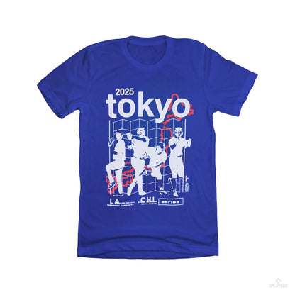 tokyoseries blue Tシャツ ブルー