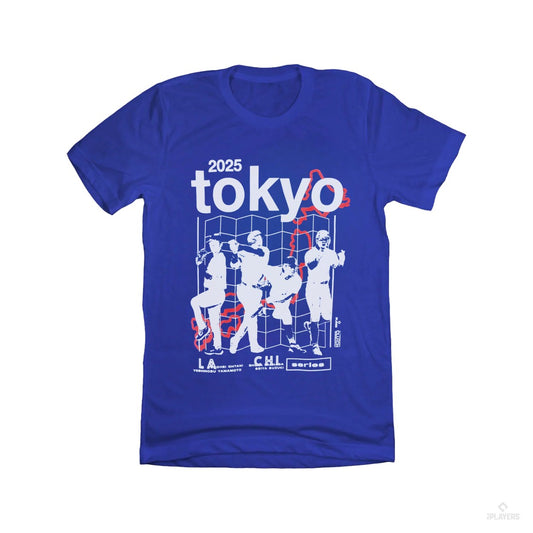 tokyoseries blue Tシャツ ブルー