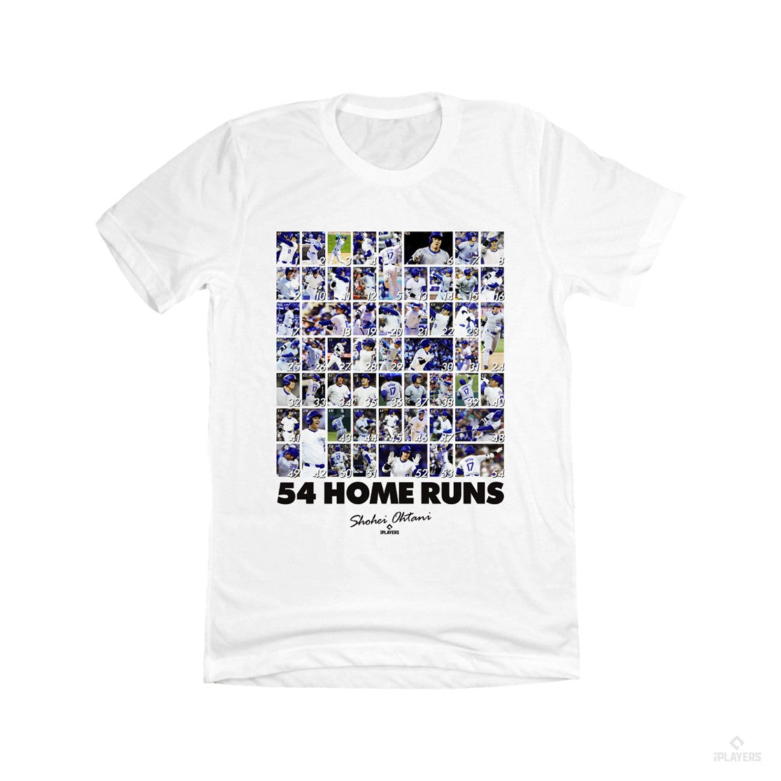 SHOHEI OHTANI 54 HOME RUNS ホワイト Tシャツ