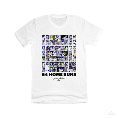 SHOHEI OHTANI 54 HOME RUNS ホワイト Tシャツ