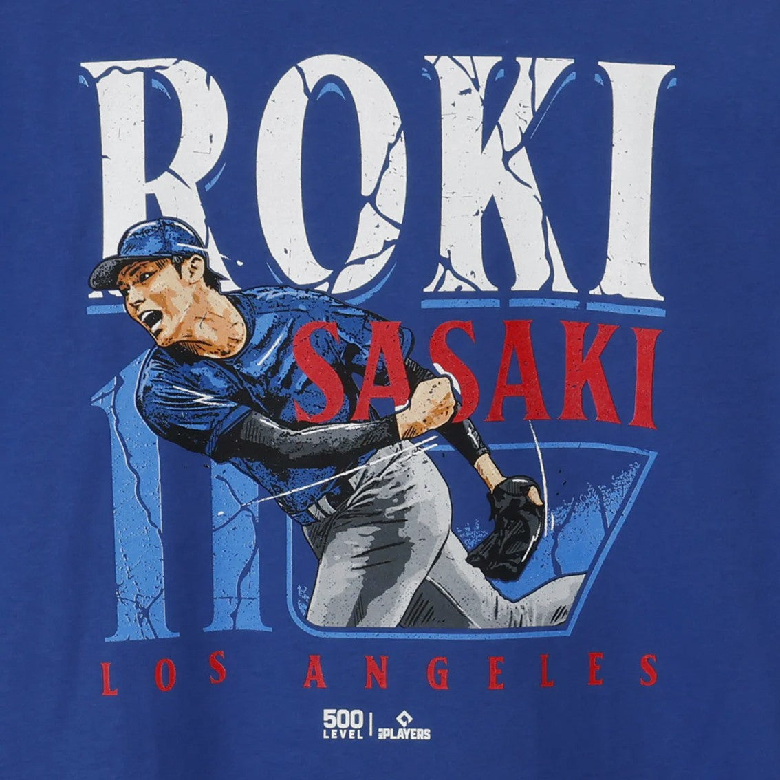 佐々木朗希 Player Name Tシャツ