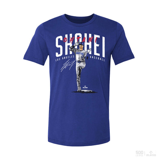 Shohei Ohtani Los Angeles D Base Pose WHT Tシャツ
