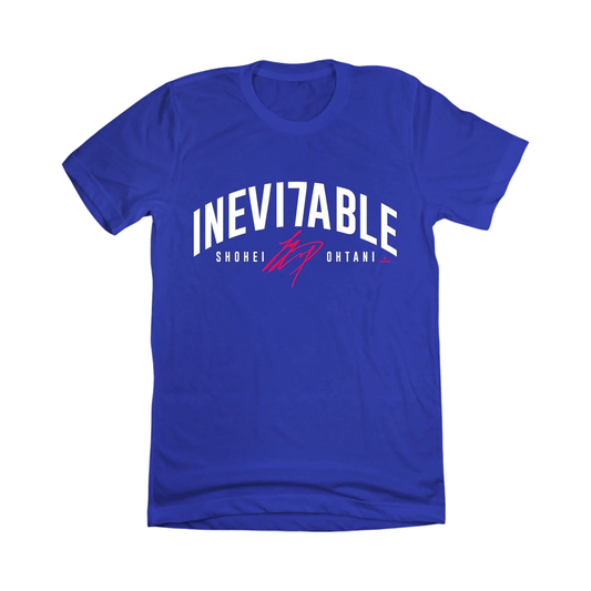 【大谷_ITC2025】SHOHEI OHTANI「INEVITABLE」Tシャツ ※2025年7月下旬より順次発送予定