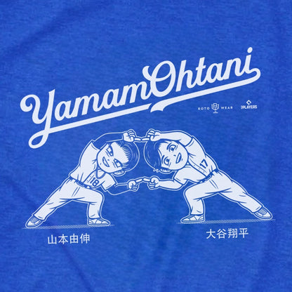 【新ポーズ】RotoWear SHOHEI OHTANI 「YamamotoOhtani」Tシャツ
