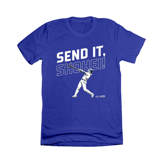 【大谷_ITC2025】SHOHEI OHTANI「Send It, Shohei!」Tシャツ ※2025年7月下旬より順次発送予定