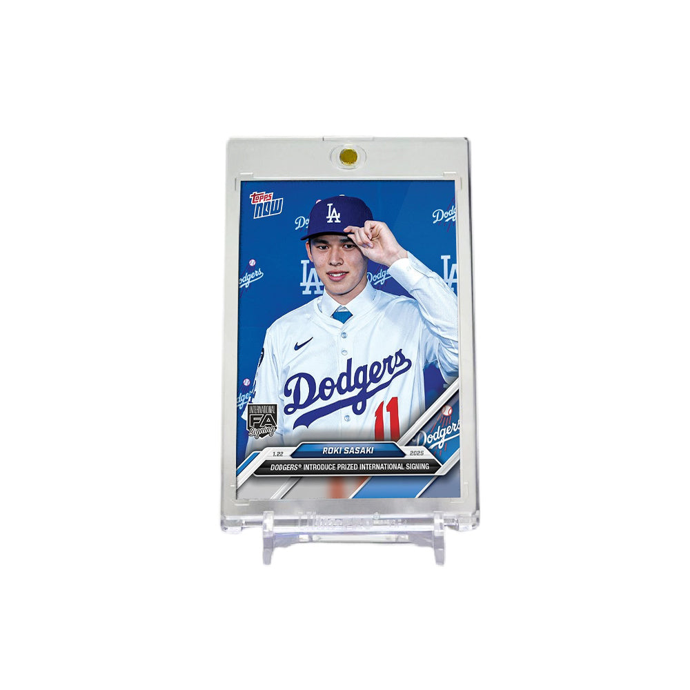 【入団会見】佐々木朗希 DODGERS INTRODUCE PRIZED INTERNATIONAL SIGNING トレーディングカード