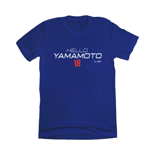 【In The Clutch】YOSHINOBU YAMAMOTO「Hello Yamamoto」Tシャツ ※2025年2月上旬より順次発送予定※